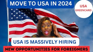 OVERSEAS WORKERS NEEDED IN USAJOBS WITH VISA SPONSORSHIP MOVE WITH FAMILY USA GREENCARD [upl. by Deden]