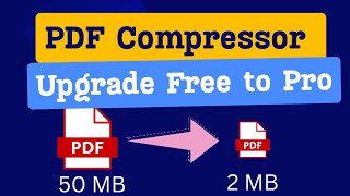 PDF Compressor software for pc  How to Download Install Upgrade and compress pdf files [upl. by Sosthenna]