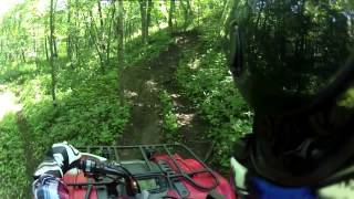 ATV Trail Riding Yamaha Kodiak 450 [upl. by Crooks892]