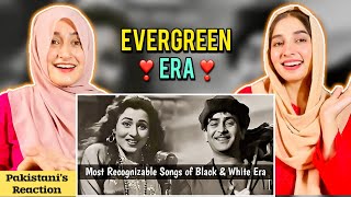 Top 100 Most Recognizable Songs of Black amp White Era  PAKISTAN REACTION [upl. by Neirad]