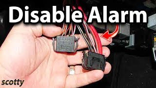 How to Disable Car Alarm [upl. by Douglas]