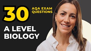 30 ALevel AQA Biology Revision Exam Questions 2024 [upl. by Aliuqat]