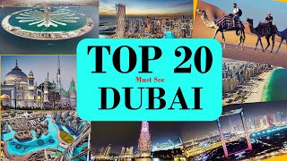 Dubai Tourism  Famous 20 Places to Visit in Dubai [upl. by Mloc554]