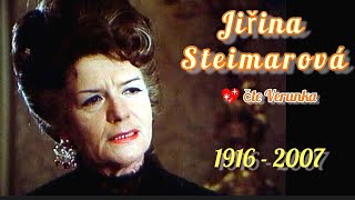 Jiřina Steimarová  čeští herci od 60 let [upl. by Verna917]