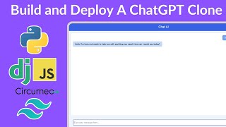 Build a ChatGPT Web App Clone AI Web Chatbot With Python Django JS Tailwind amp Circumeo [upl. by Harifaz213]