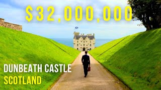 INSIDE a 32000000 Castle for Sale in Scotland  Gardens Hunting Grounds and 4 Miles of Coastline [upl. by Norrehs]