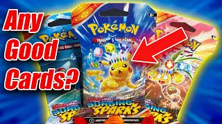 ASMR FIRST TIME OPENING POKEMON Surging Sparks [upl. by Llahsram686]