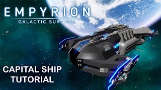 HOW TO BUILD A CAPITAL SHIP  Empyrion Galactic Survival [upl. by Queri72]