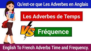 Les Adverbes Anglais du Temps et Fréquence English To French Adverbs Time and Frequency [upl. by Inman]