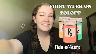 My first week on Zoloft my experience is it helping my anxiety [upl. by Ecadnarb]