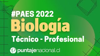 PAES Ciencias  Módulo TécnicoProfesional  Biología  Pregunta 20 [upl. by Manno782]