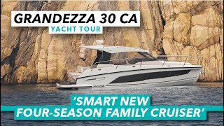 The compact cruiser thats easy to love  Grandezza 30 CA yacht tour  Motor Boat amp Yachting [upl. by Marla]