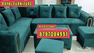 L Type Sofa Set With 10 years Warranty Wholesale Manufacturing Price Rs 28000 Call 8797084991 [upl. by Nyllaf]