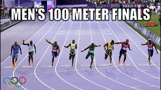 Mens 100 Meter Finals Were HISTORIC  Noah Lyles VS Kishane Thompson  Paris Olympics 2024 [upl. by Gemini255]