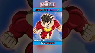 Shazam VS Black Adam⚡shorts youtubeshorts dc justiceleague shazam blackadam superman cartoon [upl. by Alick134]