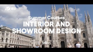 Interior and Showroom Design Summer Course  IED Milano [upl. by Kcirdnek231]