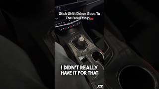 ALMOST CRASHED THE STICKSHIFT carsaleshumor funny dealershiplife funny cars [upl. by Arundell]