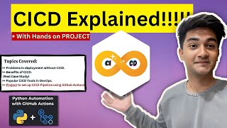 What is CICD Pipeline CICD process explained with Hands On Project [upl. by Alleul]