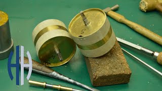 Antique Clock Restoration  The Complete Job  Part 3 The Mainspring Barrels [upl. by Woodhouse691]