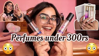 Perfumes starting from 102 Budget friendly perfumes women everyday perfumesPerfumes under 299 [upl. by Nosyarg]