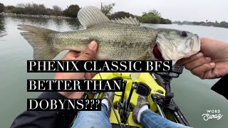 NEW Phenix Classic BFS Rod on the water Review Kayak BFS Fishing Santa Fe Dam LIMITS [upl. by Christye]