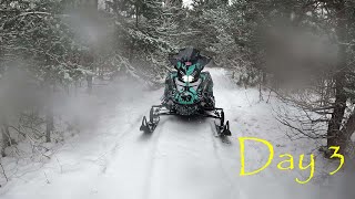 Snowmobiling Opening Weekend  Gaylord MI  12032023 [upl. by Eigriv]