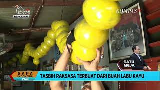 Tasbih Raksasa Terbuat dari Buah Labu Kayu [upl. by Dnomso]