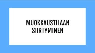 Widgit go ipadissa Muokkaustilaan siirtyminen [upl. by Oravla]