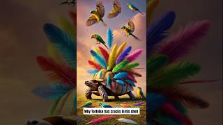 Why Tortoise has cracks in his shell tales movie folklorestories storytime viral africantales [upl. by Kassi190]