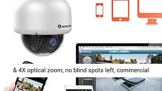 Dericam Outdoor PTZ WiFi Security Camera [upl. by Nilesoj409]