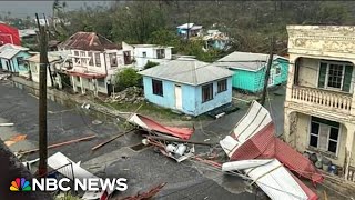 Hurricane Beryl makes landfall north of Grenada [upl. by Sivra]