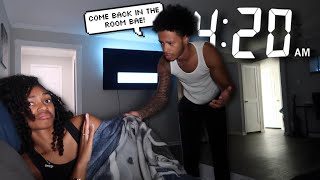 SLEEPING IN ANOTHER ROOM PRANK ON BF 😢 [upl. by Ancier]