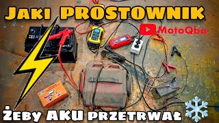 JAK i CZYM ładować AKUMULATOR PROSTOWNIK do zadań SPECJALNYCH MotoQba [upl. by Yrruc]