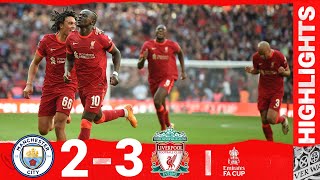 HIGHLIGHTS Man City 23 Liverpool  WEMBLEY WIN IN THE SEMIFINALS [upl. by Halverson]