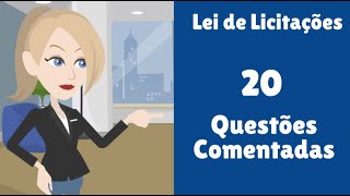 20 Questões Comentadas da Lei de Licitações 141332021 Arts 140 a 193 [upl. by Mikey]