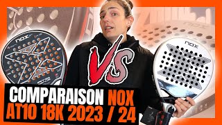 Nox AT10 18K 2024 vs Nox AT10 18K 2023 💥 Comparatif des raquettes d’Agustín Tapia 🎩 [upl. by Narba86]