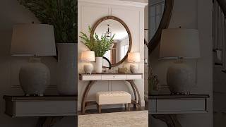 Entryway Decorating Ideas 2024 Entrance Foyer Designs Home Interior Design Trends console Table [upl. by Tnomel]