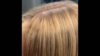 Using MUVO Creamy Blonde in salon [upl. by Nairim]