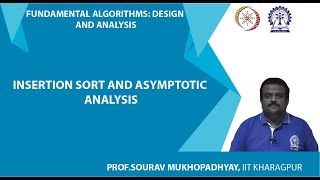 Insertion Sort and Asymptotic Analysis [upl. by Pulchi]