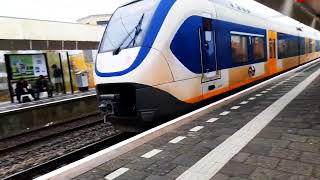 Treinen Op Station Heerhugowaard Reupload 11 November 2021 4K 2160p60 [upl. by Naples]