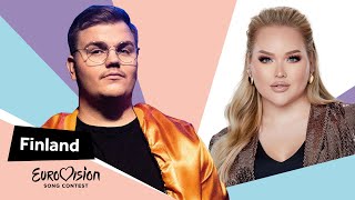 Eurovisioncalls Aksel  Finland 🇫🇮 with NikkieTutorials [upl. by Leoline636]