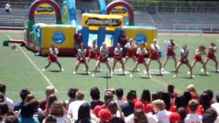 Burlingame High School Goodbye Rally JV cheer [upl. by Ashford]