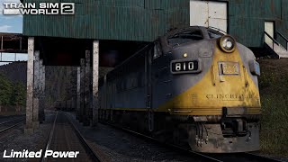 Limited Power  Clinchfield Railroad  F7  Train Sim World 2 [upl. by Akamahs]