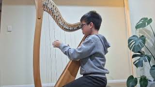 NZ 2024 Harp Performance Competition  Elementary  Leonard  WINNER [upl. by Bigford]