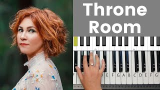 Throne Room  Kim WalkerSmith Piano Tutorial and Chords [upl. by Jt]