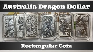 Australia Dragon Dollar  Rectangular Coins [upl. by Brigitta]