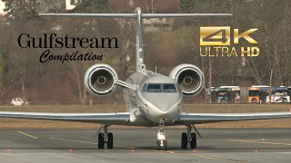 4K Gulfstream Biz Jet Special Compilation departure and arrival G650 G600 G550 G450 C37 [upl. by Notac783]