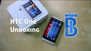 Unboxing HTC One GermanDeutsch [upl. by Yruj]