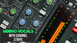 Mixing Trap Vocals using Channel Strips bxconsole SSL 4000 E [upl. by Dadivitan]