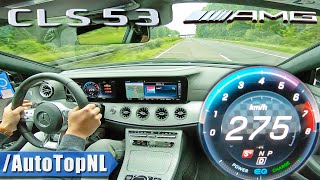 MercedesAMG CLS 53 4Matic TOP SPEED on AUTOBAHN by AutoTopNL [upl. by Oderf90]